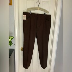 Vintage 1985 Levi’s saddleman boot cut brown jeans 44X30